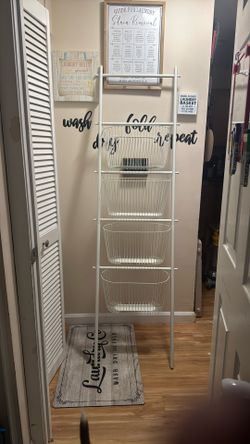 Ladder Basket Decorative 