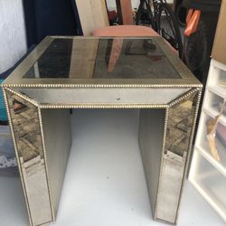 Mirror End Table 