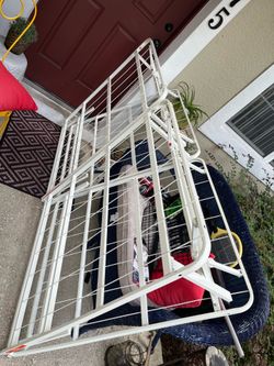 King size metal bed frame