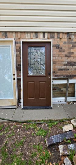 36x80 front door , framed ready to install.