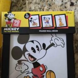 Mickey Wall Art $10 (3 Included)