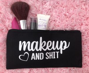 Make up bags - can also be personalized with any other saying