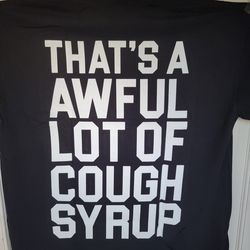 AWFUL LOT OF COUGH SYRUP EXPERIENCE SHOW SHIRT XL