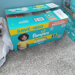 Pampers Diapers Size 6