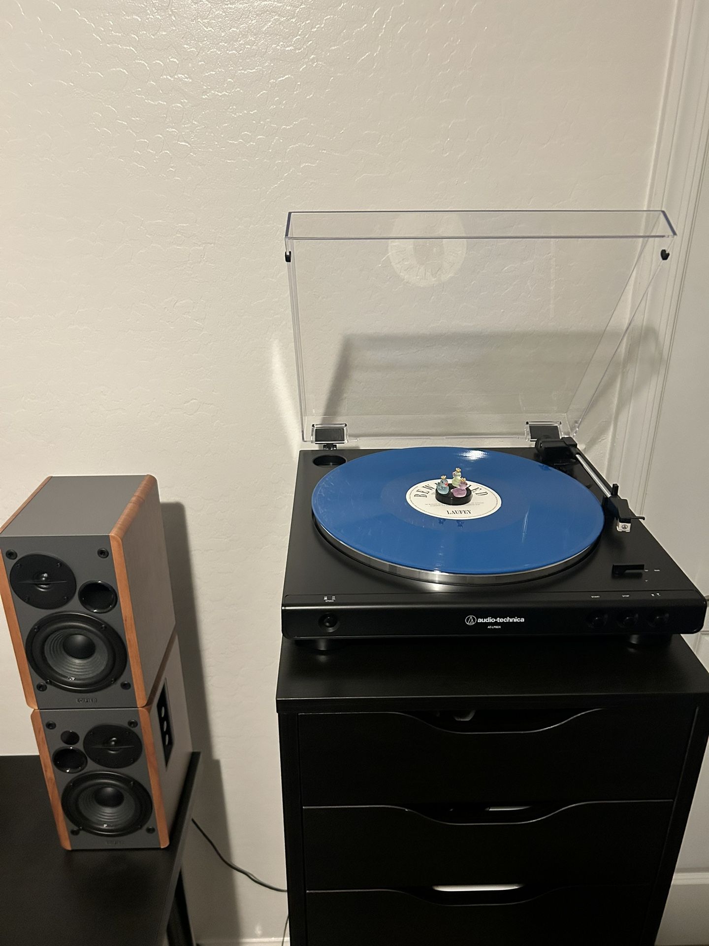 Record Player - Speakers - And 3 Vinyls