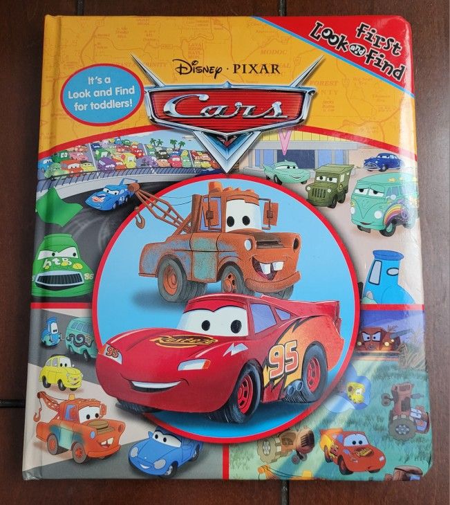 DISNEY PIXAR CARS FIRST LOOK AND FIND BOOK (SEE OTHER POSTS )