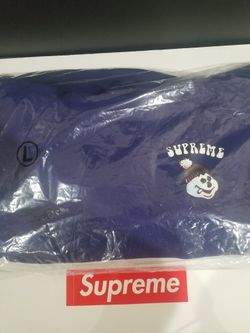 Supreme Snowman Hooded Sweatshirt Dark Royal

