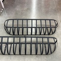2 Metal Wall Planters 