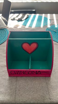 Desk organizer MX hand-painted