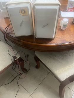 Bose Speakers Pair White