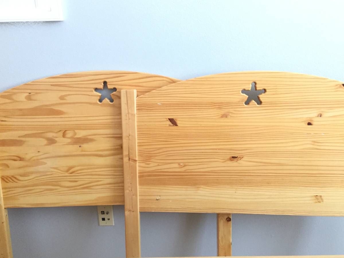 Solid pine twin headboards