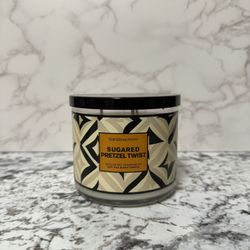 Bath And Body Works Sugared Pretzel Twist 3 Wick 