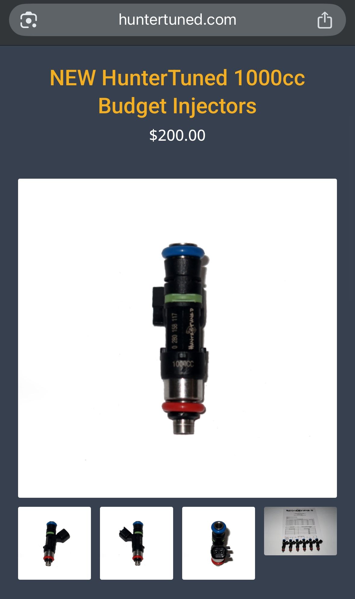 1000cc Injectors for Honda