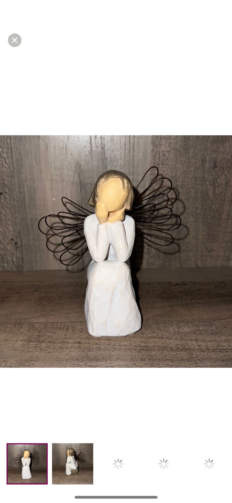 Willow Tree Angel of Caring, Sculpted Hand-Painted Figure