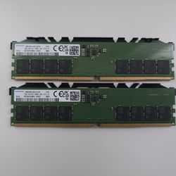 Samsung DDR5 32GB (2x16GB) RAM – Untested – Sold As-Is