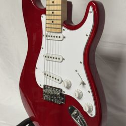Monoprice Indio Classic Stratocaster 3s Wine Red