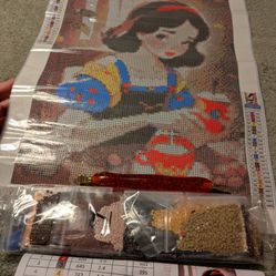 New Snow White Diamond Art Kit