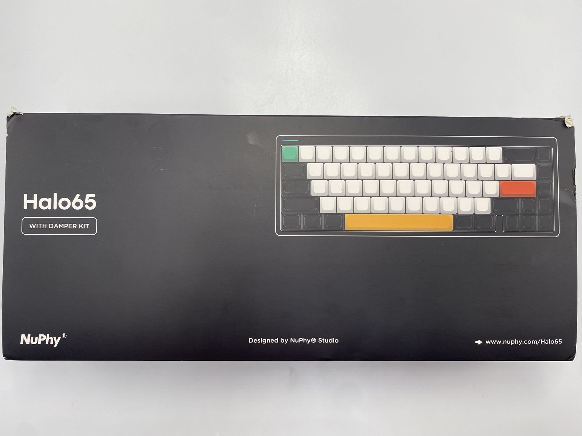 Nuphy Halo65 Mechanical Gaming PBT Wireless Keyboard Ionic White Brown Switches