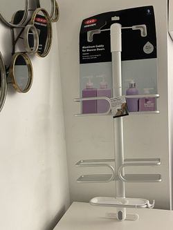 OXO aluminum Caddy For Shower Doors