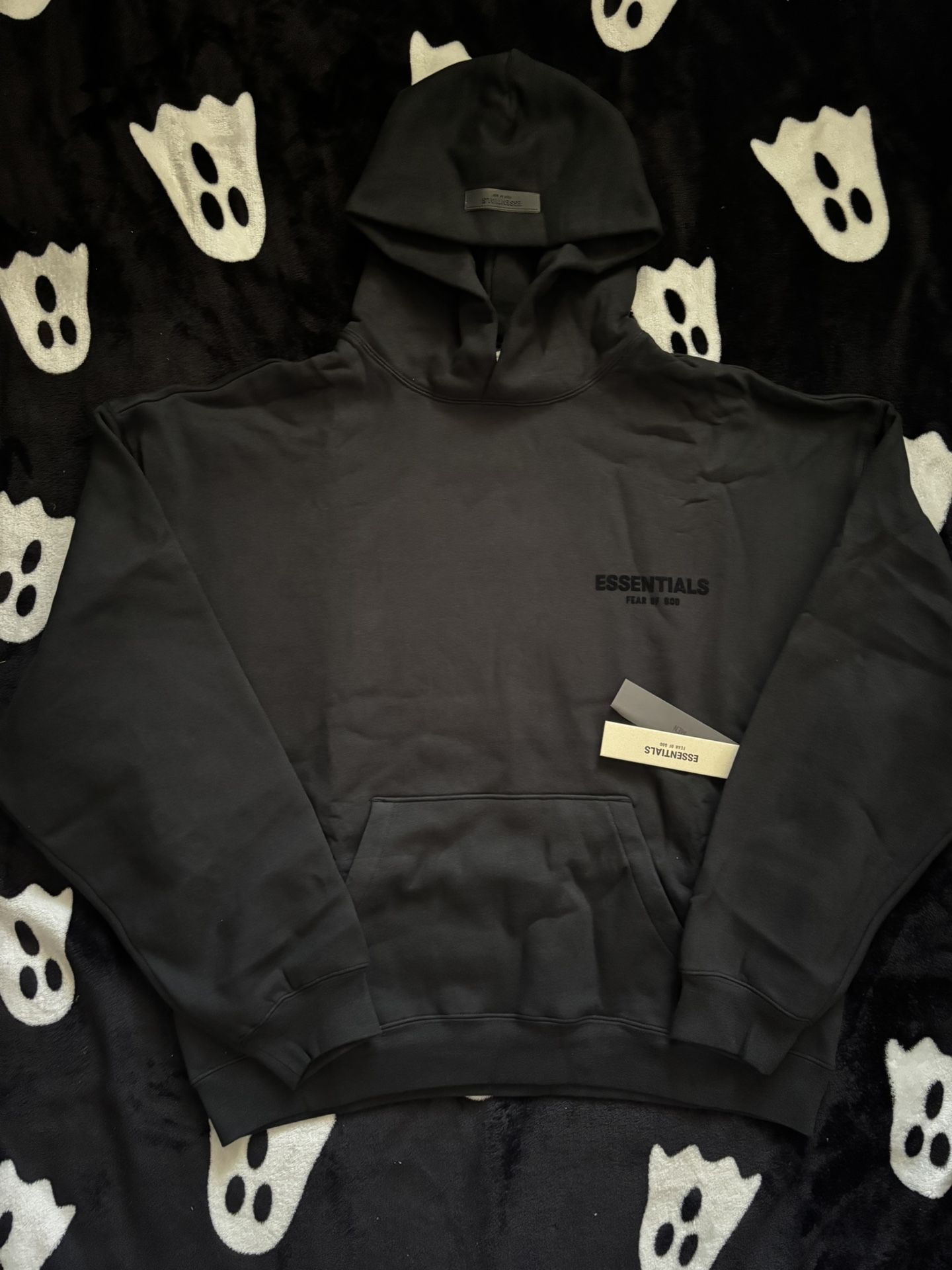 Black Stretch Limo Fear Of God Essentials Hoodie Size XL