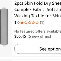 2pcs Skin Fold Dry Sheets, Silver Complex Fabric, Soft and Moisture Wicking Textile for Skin Fold Care, Nursing Pads, Sweat Towels, Handkerchiefs Elde