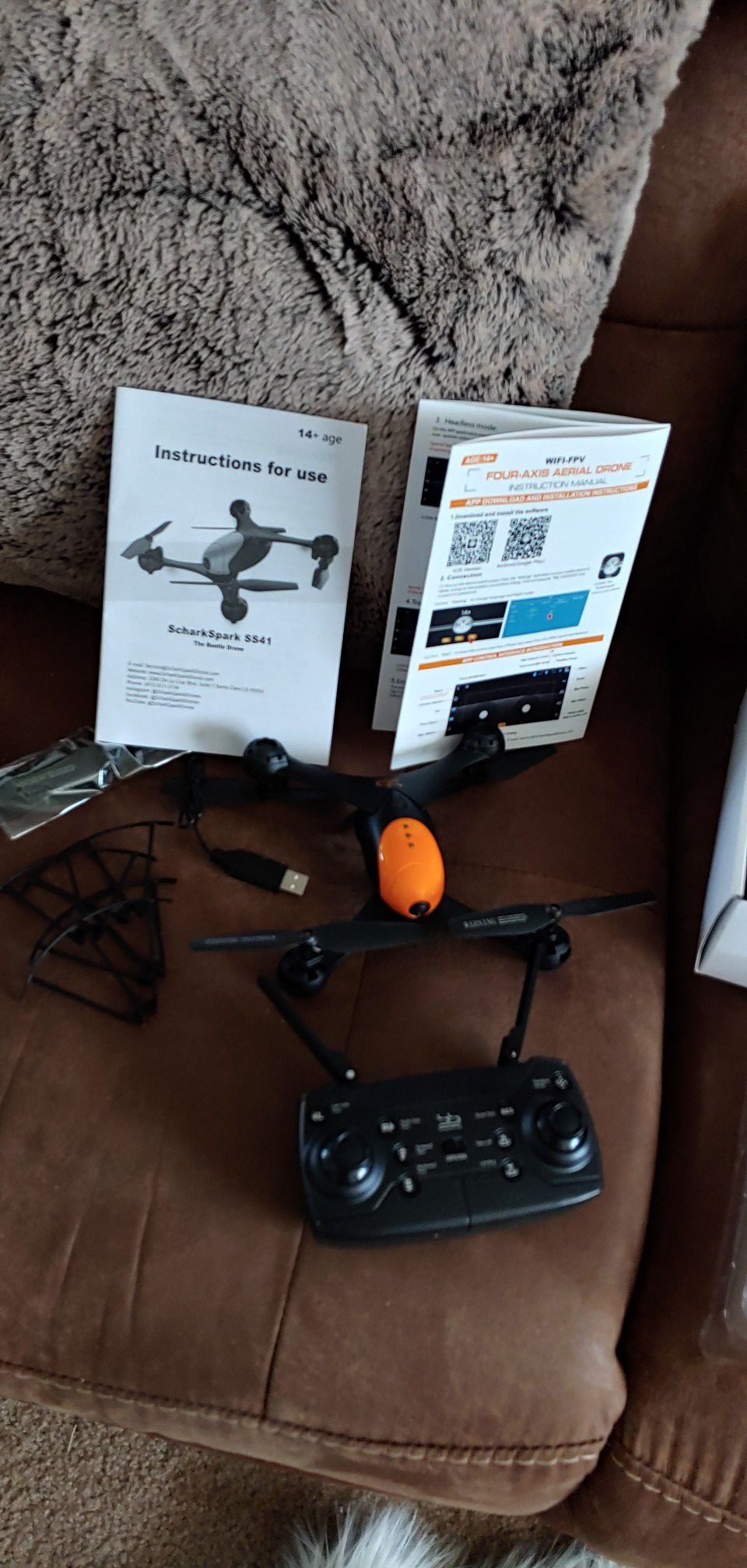Dual camera beetle drone