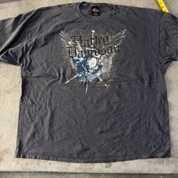 Harley Davidson black & grey shirt size XXXL