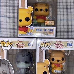 Funko Pop Winnie The Pooh Set $15 Each