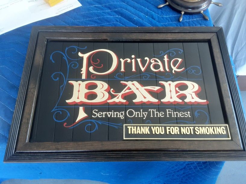 Vintage Bar Mirror