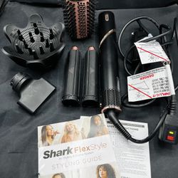 Shark HD461 BK FlexStyle Air Styling Drying Powerful Hair Blow System Black -LL2