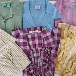 Lot of 6 Womens Top Blouse size Medium