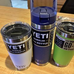 BRAND NEW YETI RAMBLERS