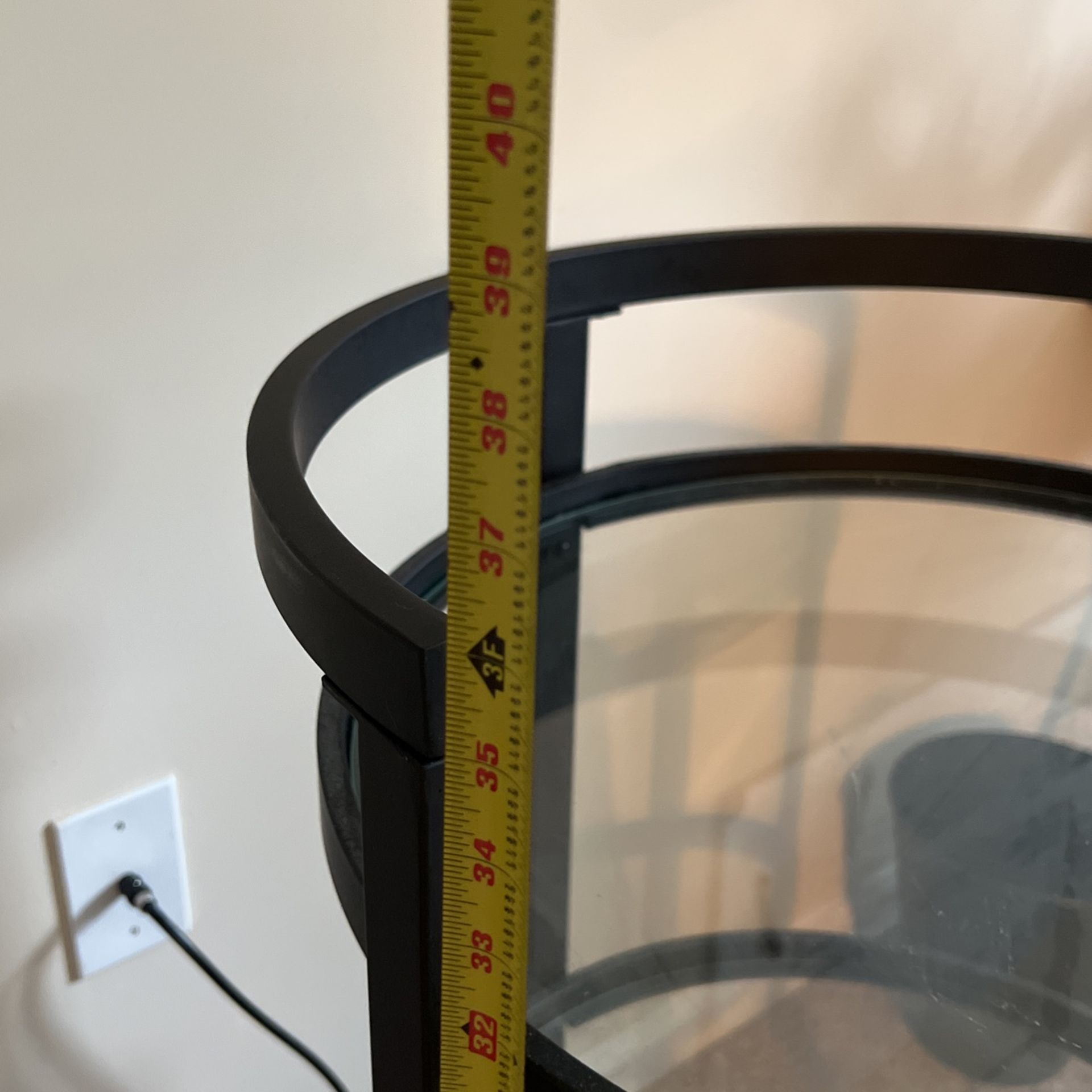 Bar Cart - Black And Glass