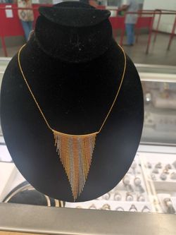 14ksolid gold necklace 7.9 grams 20 Long layaway available 10% Dwon if you interested please make sure you ask for Maribel thank you