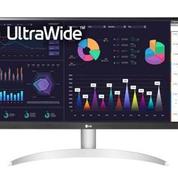 LG UltraWide FHD 29-Inch Computer Monitor 29WQ600-W, IPS with HDR 10 Compatibility, AMD FreeSync, and USB Type-C, White/Silver