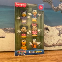 Fisher Price Little People Disney Mickey Mouse & Friends 6 Piece Figure Set