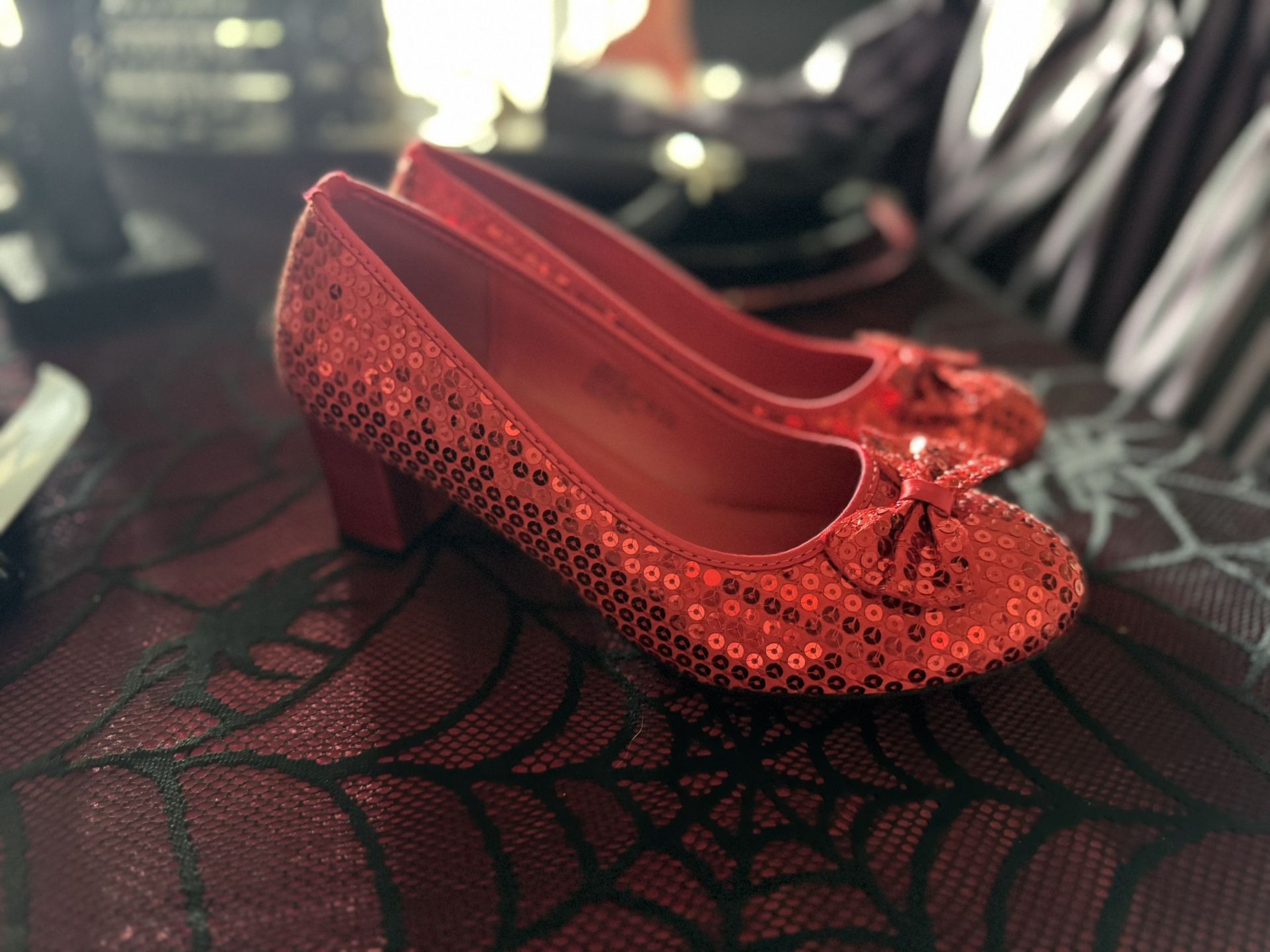 Red Ruby Dorothy Slippers Heels 9