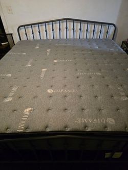 King box spring and bed frame