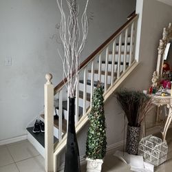 Large Glass Plant Decore 