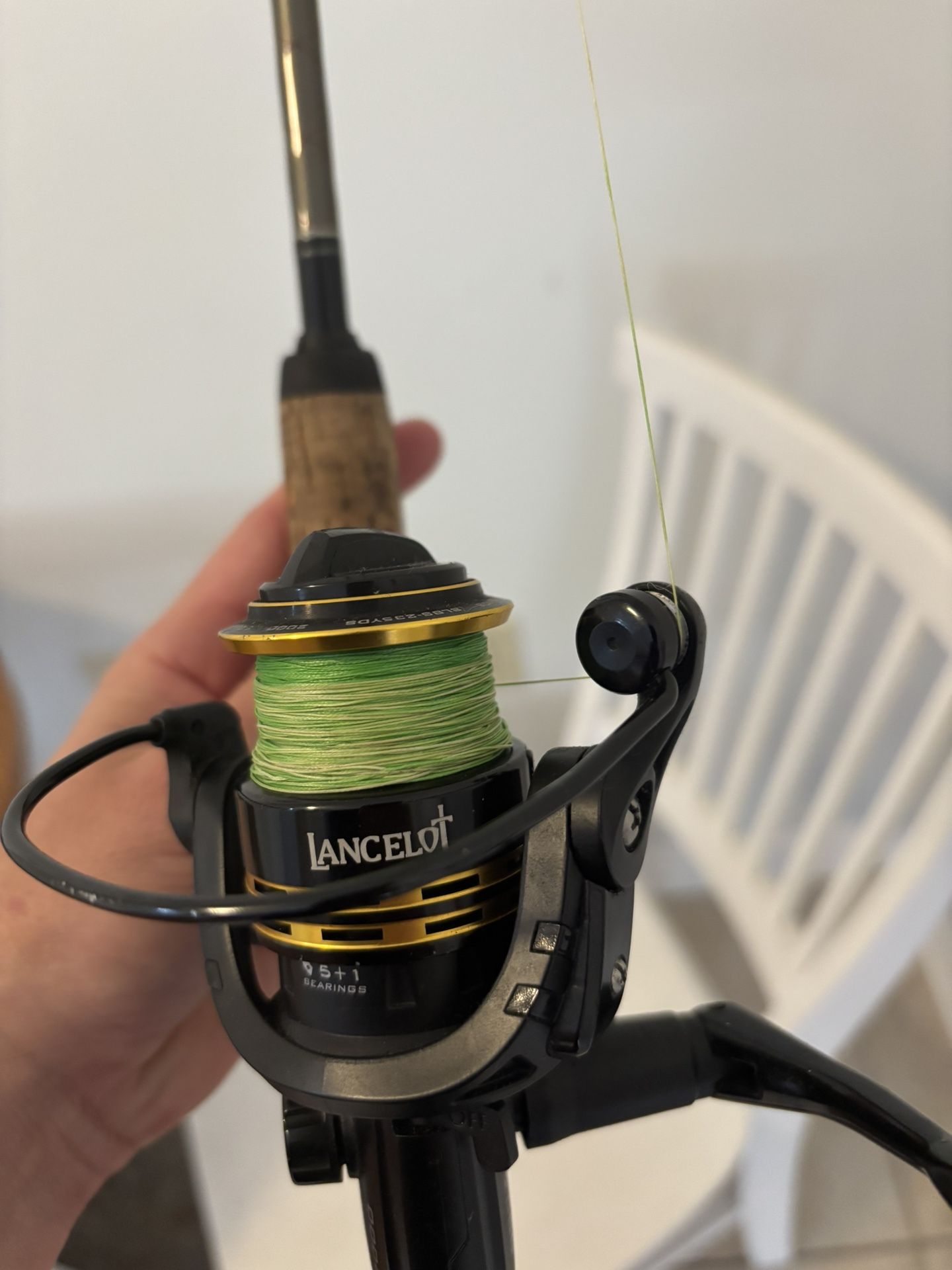 Daiwa Fishing Rod With Lancelot Reel And Baits