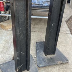 Steel speaker stands
