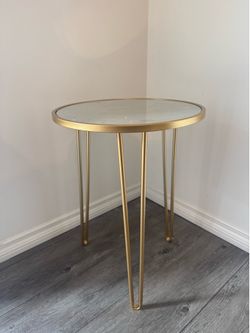 Small gold table