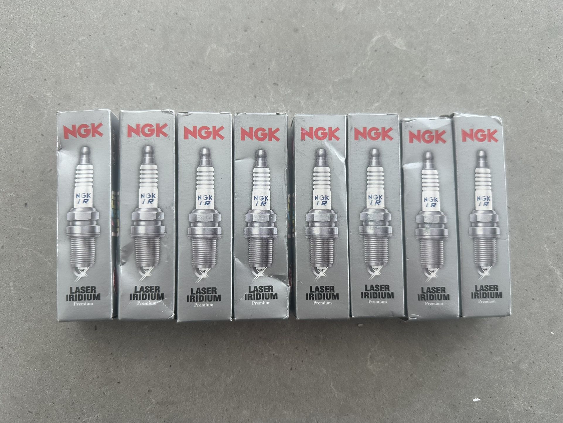 NGK 6043 ILZKAR7A10 Laser Iridium Spark Plugs 8 piece