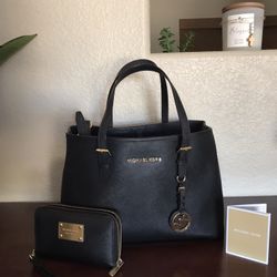 Michael Kors Small Black Satchel   