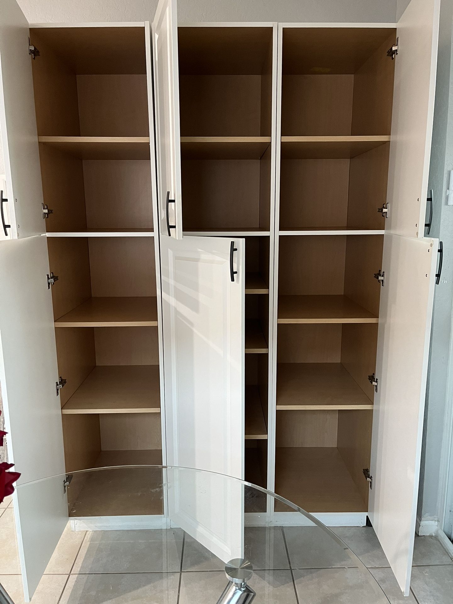 Kitchen White Pantry Cabinet