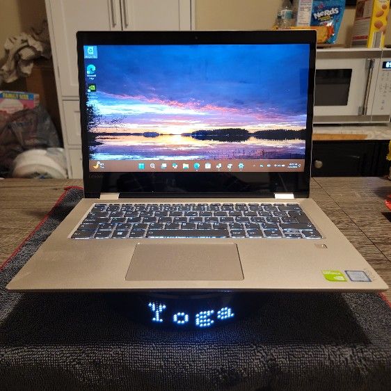 Lenovo Yoga 520 14 2😃 in 🙃1 laptop Quad 💪🏾 i5 1.256TB w/Nvidia GPU ( Gold edition )