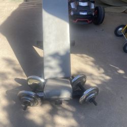 Bench And 50lbs Of Weight Take It For 200