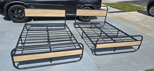 Two full size bed frames