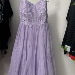 light purple dress
