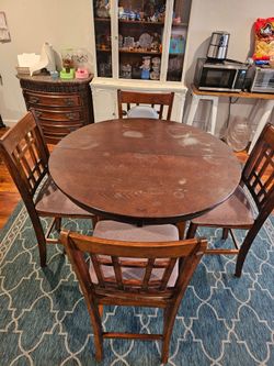 Table and chairs